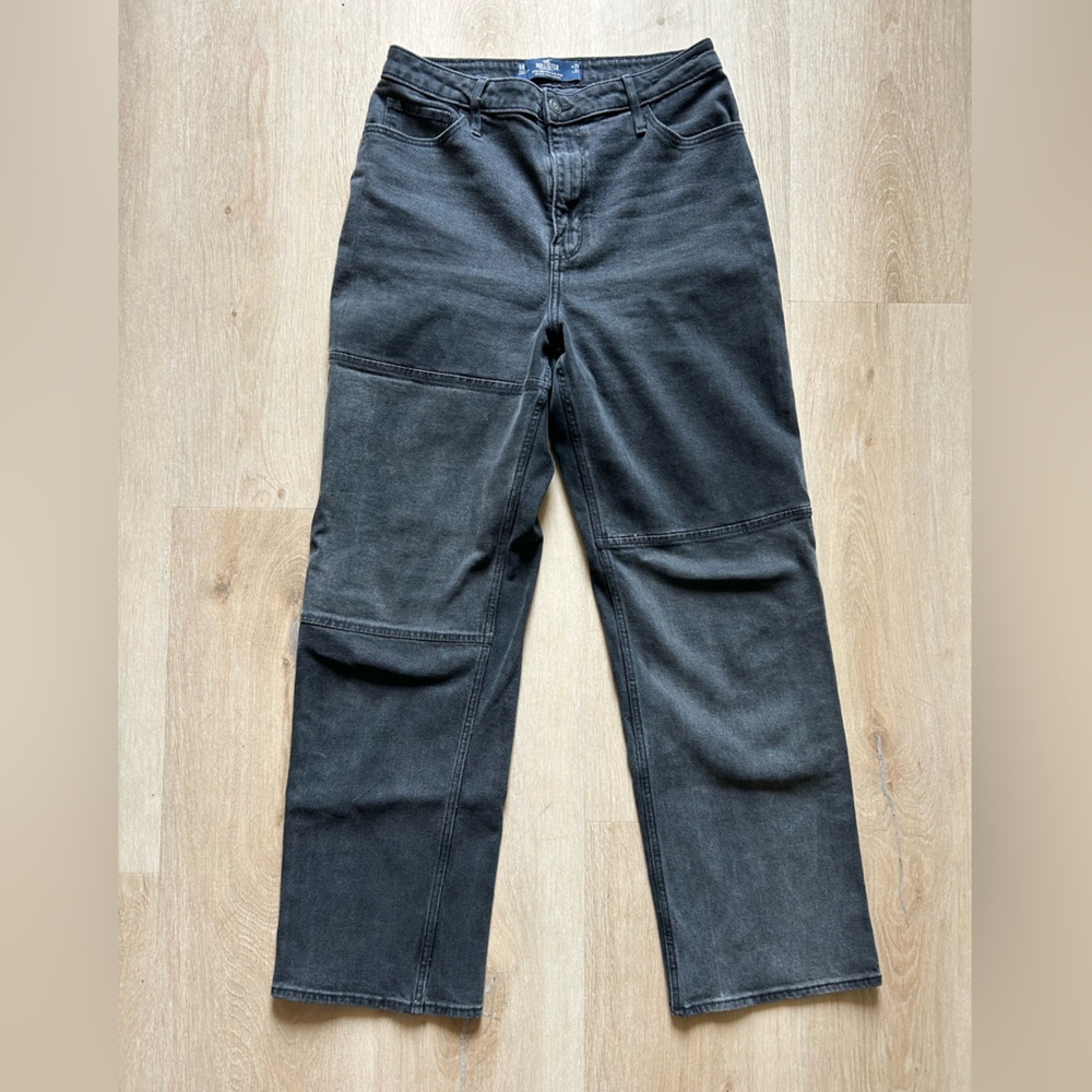 Hollister Women's High Rise Jeans - Dark Gray